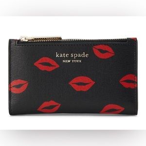New in box Kate Spade lips wallet - sold out everywhere